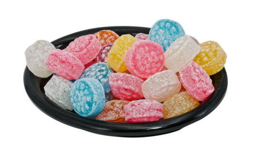 Sugar-Coated Fruit-Flavored Boiled Sweets