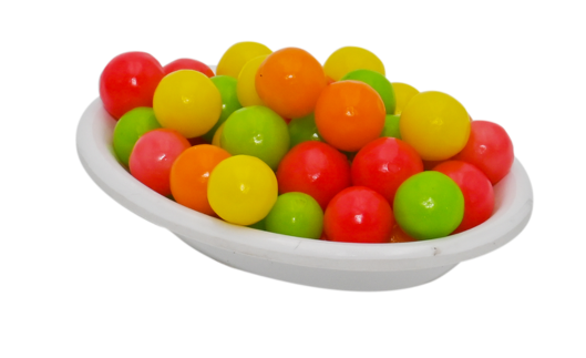 Colored Bubble Gum Balls