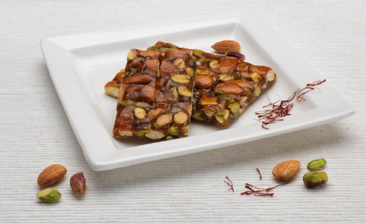 Flavored Chikki (Cardamom, Elaichi, or Saffron)