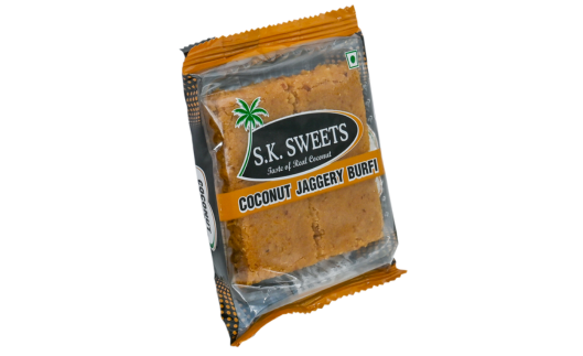Coconut Jaggery Burfi